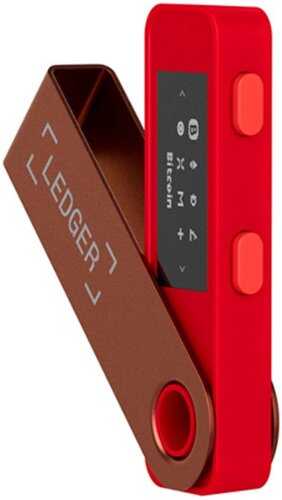 Rent to own Ledger - Nano S Plus Crypto Hardware Wallet - Ruby Red