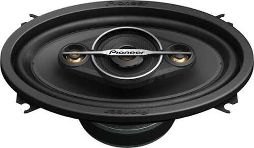 Rent to own Pioneer - 4" x 6" - 4-way, 210 W Max Power, IMPP™ cone, 11mm Tweeter and 11mm Super Tweeter and 1-5/8" Midrange -Coaxial (pair) - Black