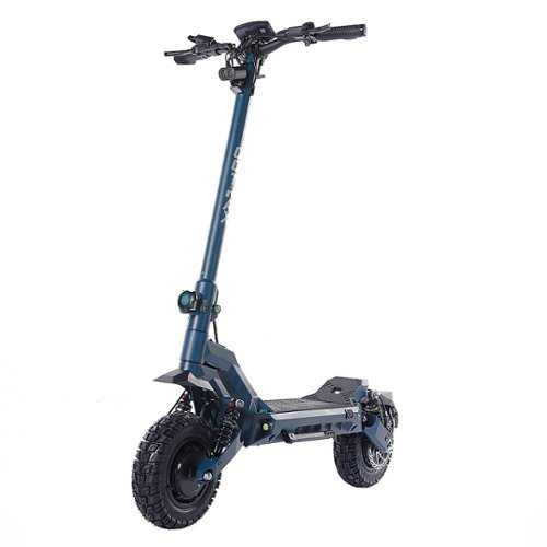 Rent to own GoTrax - GX3 Electric Scooter w/55 mi Max Operating Range & 40 mph Max Speed - Blue - Blue