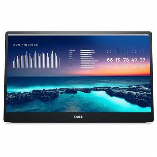Rent to own Dell - 14" IPS LED FHD 60Hz Monitor (USB) - Black