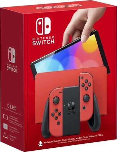Rent to own Nintendo Switch - OLED Model: Mario Red Edition - Red