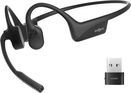 Rent to own Shokz - OpenComm 2 UC USB-A Bluetooth Bone Conduction Headset - Black