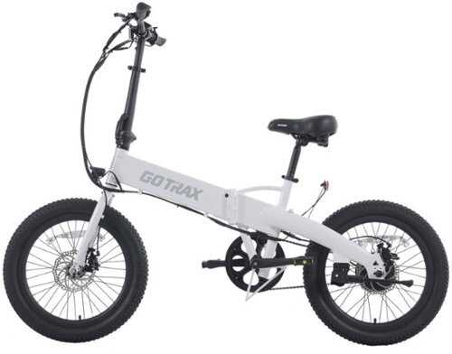 Rent to own GoTrax - F1 Folding Ebike w/ 25 mile Max Operating Range and 20 MPH Max Speed - White