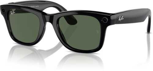 Rent to own Ray-Ban - Meta Smart Glasses - Wayfarer - Shiny Black/G15 Green