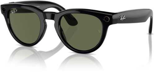 Rent to own Ray-Ban - Meta Smart Glasses - Headliner - Shiny Black/G15 Green