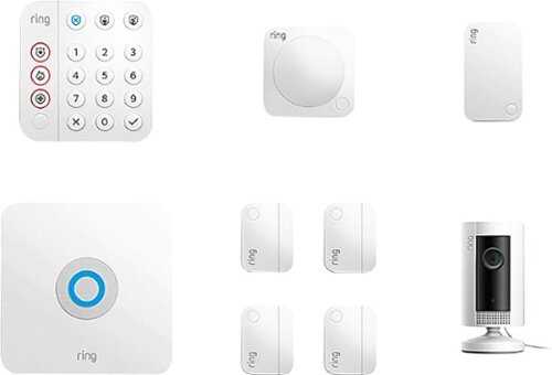 Rent to own Ring - Alarm Security Kit 9-Piece (2nd Gen) - White