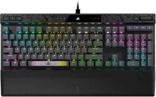 Rent to own CORSAIR - K70 MAX RGB Magnetic-Mechanical Gaming Keyboard with PBT Double-Shot Keycaps - Steel Gray