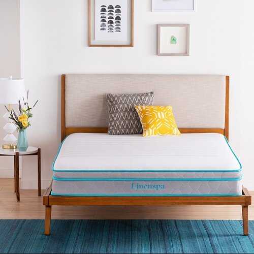 Rent to own Linenspa Essentials - 10-inchHybrid Mattress - Short Queen - White