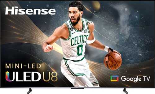 Rent to own Hisense - 100" Class U8 Series Mini-LED QLED 4K UHD Smart Google TV