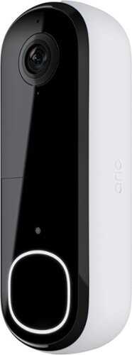 Rent to own Arlo - Video Doorbell (2nd Generation) - Smart Wi-Fi 1080p Battery Operated/Wired - White