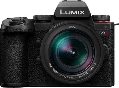 Rent To Own - Panasonic - LUMIX G9II Micro Four Thirds Camera with 12-60mm F2.8-4.0 ASPH Lens - Black