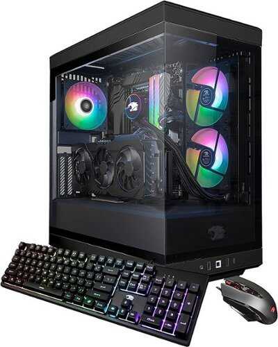 Rent To Own - iBUYPOWER - Y40 Gaming Desktop - AMD Ryzen 9 7900X - AMD Radeon RX 7900XTX 24GB - 32GB DDR5 RAM - 2TB NVMe SSD - Black