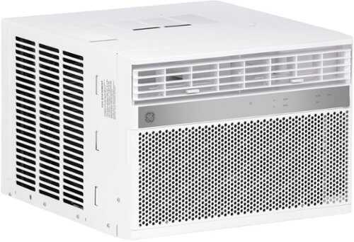 Rent To Own - GE - 450 Sq. Ft. 10100 BTU Smart Window Air Conditioner - White