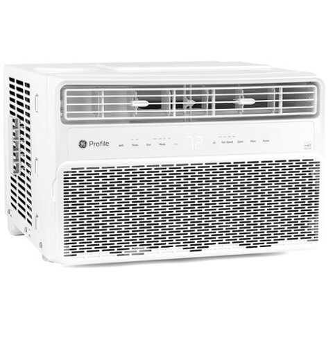 Rent To Own - GE - 350 Sq. Ft. 8000 BTU Smart Window Air Conditioner - White