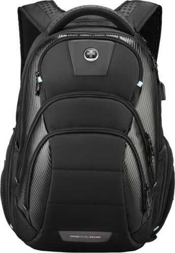 Rent to own Swissdigital Design - Circuit Pro Notebook Backpack with Integrated USB Charging Port/RFID Protection - Black