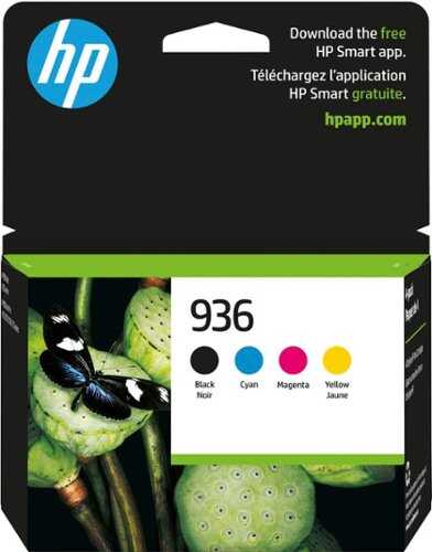 Rent to own HP - 936 4-Pack Standard Capacity Ink Cartridges - Black/Magenta/Yellow/Cyan