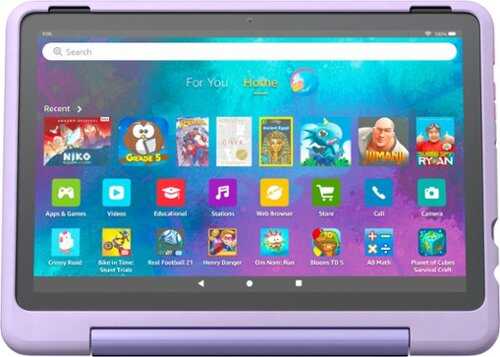 Rent to own Amazon - Fire HD 10 Kids Pro - 10.1" Tablet (2023 Release) - 32GB - Happy Day