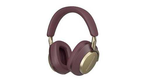 Rent to own Bowers & Wilkins - Px8 Over-Ear Wireless Headphones – Active Noise Cancellation, 7-Hour Playback on 15-Min Quick Charge, Premium Design - Royal Burgundy