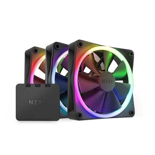 Rent to own NZXT - F120RGB - 120mm RGB Fans - Triple + RGB Controller - Black