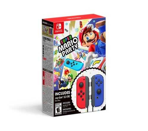 Rent to own Super Mario Party + Red & Blue Joy-Con Bundle - $39.98 Savings - Nintendo Switch – OLED Model, Nintendo Switch [Digital]