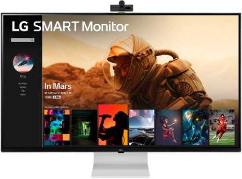 Rent to own LG - 43" IPS 4K UHD 60Hz Smart Monitor (HDMI, USB-C) - Black