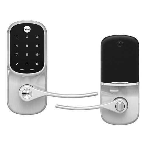 Rent to own Yale - Assure Lever Smart Lock Bluetooth Replacement Handle with Touchscreen and App Access - Satin Nickel