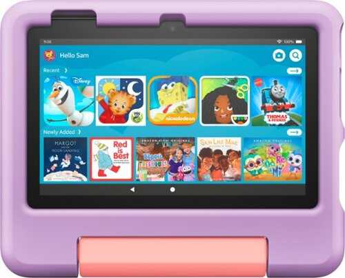 Rent To Own - Fire 7 Kids - 7" Tablet (2023) 16GB with Amazon Kids+ (6 Month Subscription) - Purple