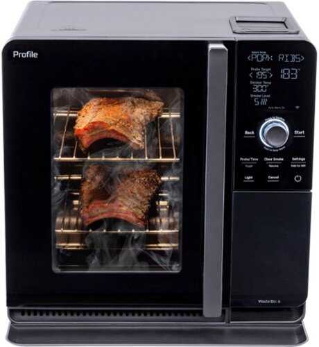 Rent to own GE Profile - Smart Indoor Smoker - Black