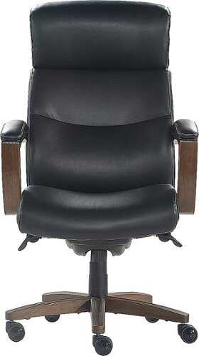 Rent to own La-Z-Boy - Greyson Modern Faux Leather Executive Chair - Black