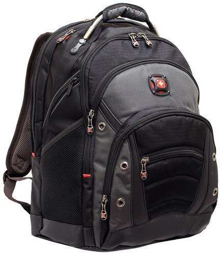 Rent to own Wenger - Synergy Backpack for 16" Laptop - Black/Gray