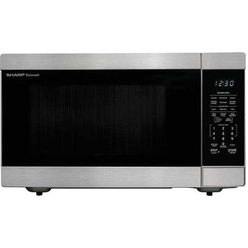 Rent to own Sharp 2.2 Cu.ft  Countertop Microwave Oven with Inverter Technology in Stainless Steel - Stainless Steel