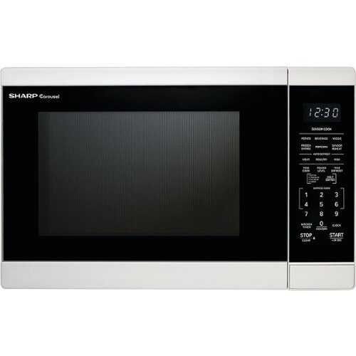 Rent to own Sharp 1.4 Cu.ft  Countertop Microwave Oven in White - White