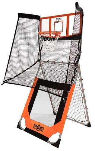 Rent to own Hall of Games - Outdoor 2-in-1 Basketball and Baseball Pitchback Training Game