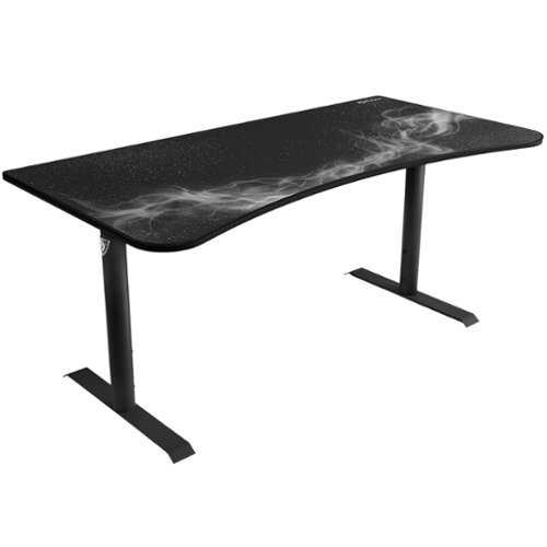 Rent to own Arozzi - Arena Ultrawide Curved Gaming Desk - Gunmetal Galazy