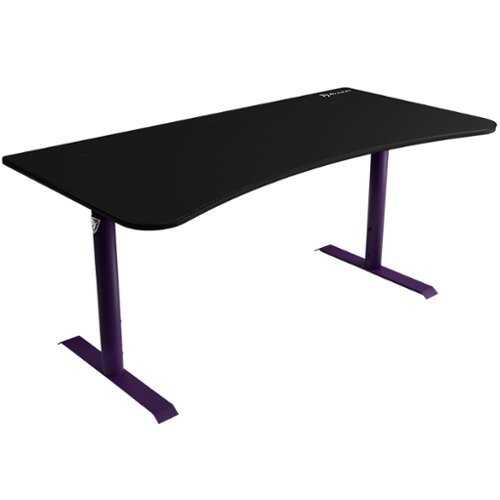 Rent to own Arozzi - Arena Ultrawide Curved Gaming Desk - Deep Purple