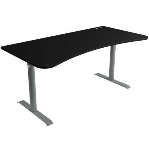 Rent to own Arozzi - Arena Ultrawide Curved Gaming Desk - Frozen Grey