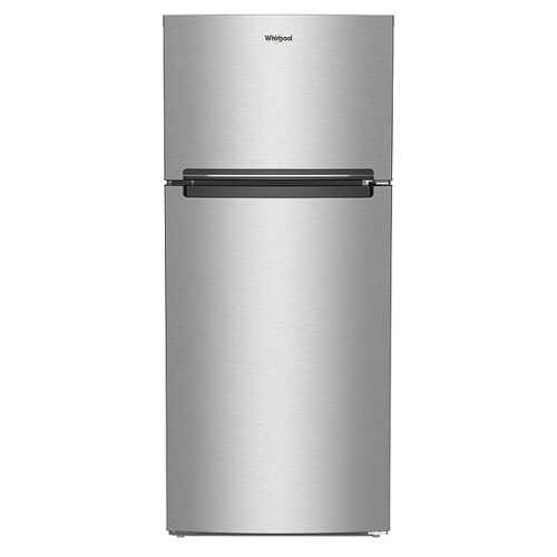 Rent to own Whirlpool - 16.3 Cu. Ft. Top-Freezer Refrigerator with Flexi-Slide Bin - Stainless Steel