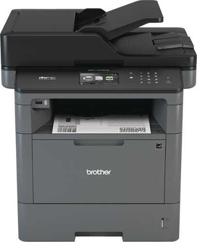 Rent to own Brother - MFC-L5705DW Wireless Black-and-White All-in-One Laser Printer - Grey/Black
