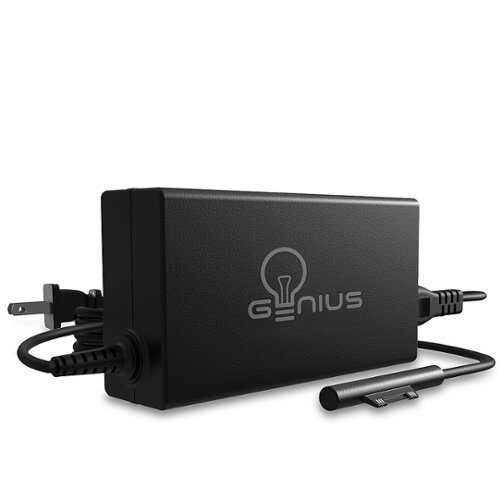 Rent to own Genius Products - 65W Surface Pro Laptop Charger - Black