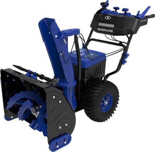 Rent to own Snow Joe - Cordless Brushless Self-Propelled Dual-Stage Snow Blower - Black and Blue