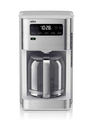 Rent to own Braun - PureFlavor and FastBrew Coffee Maker - Stainless Steel/White