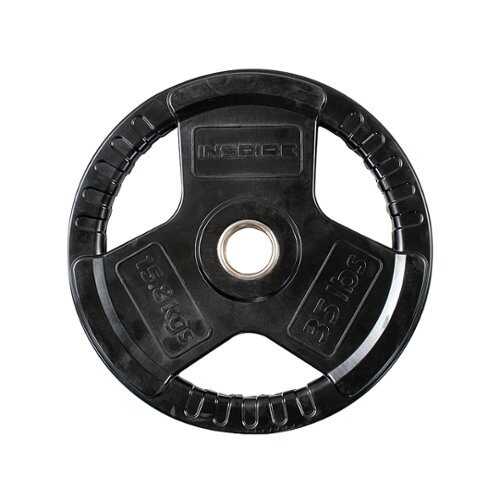 Rent to own Inspire Fitness 35 LB Rubber Olympic Weight Plate - Black