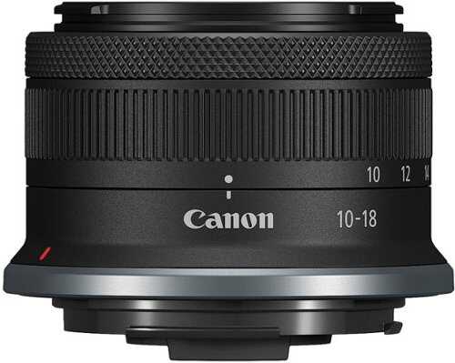 Rent to own Canon - RF-S10-18mm F4.5-6.3 IS STM Ultra-Wide Angle Zoom Lens for EOS R-Series Cameras - Black