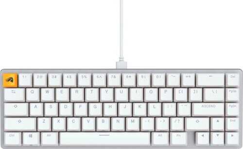Rent to own Glorious - GMMK 2 Prebuilt 65% Compact Wired Mechanical Linear Switch Gaming Keyboard with Hotswappable Switches - White