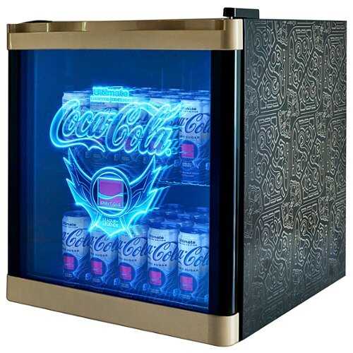 Rent to own Cooluli - Coca-Cola League of Legends Ultimate 1.7 CU. FT. Mini Fridge - Limited Edition - Black