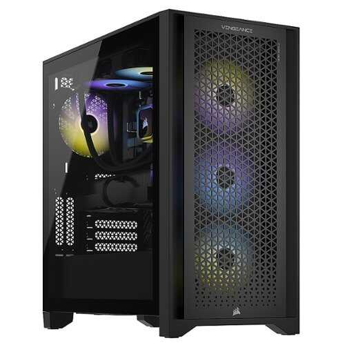 Rent to own CORSAIR - VENGEANCE i7500 Series Gaming PC - Intel Core i7 14700KF - 32GBRGB DDR5 Memory NVIDIA GeForce RTX 4070Ti - 1TB SSD - Black