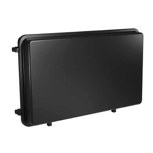 Rent to own Storm Shell - Deluxe Weatherproof 44” Outdoor TV Enclosure with Full Motion TV Mount Included - Black