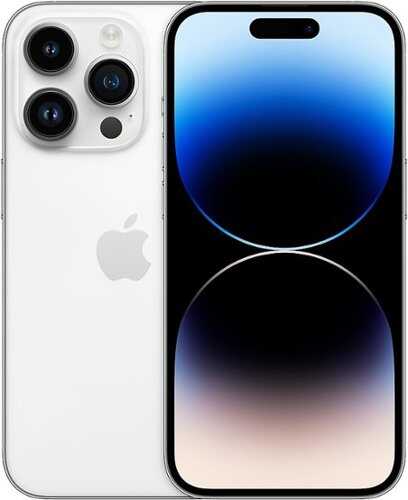 Rent to own Apple - Pre-Owned iPhone 14 Pro 5G 128GB (Unlocked) - Silver