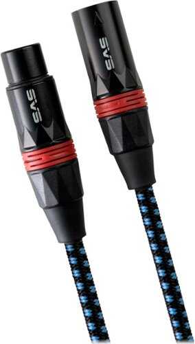Rent to own SVS - SoundPath 3.28' Balanced XLR Audio Cable (2-Pack) - Black/Blue