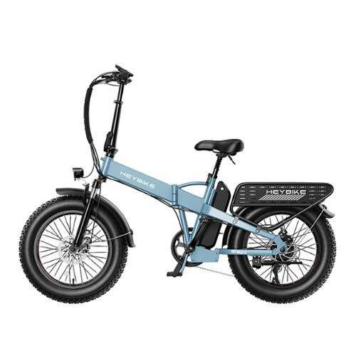 Rent to own Heybike - Mars 2.0 Foldable E-bike w/ 45mi Max Operating Range & 28 mph Max Speed - Blue